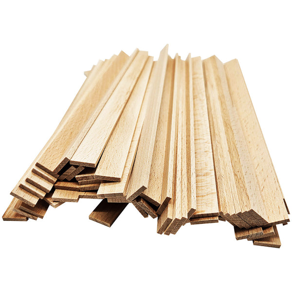 Holz-Farbmischstab Holzleiste Holzspatel aus Buchenholz